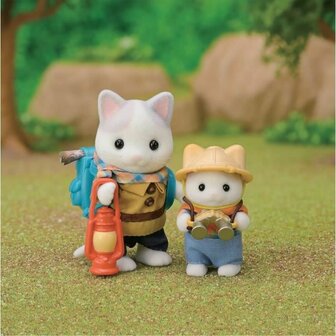 Playset Sylvanian Families Son and Baby Cat Latte - Secret Forest Adventure 3