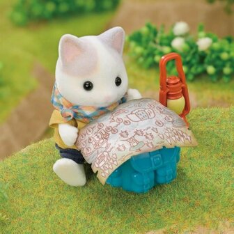 Playset Sylvanian Families Son and Baby Cat Latte - Secret Forest Adventure 5
