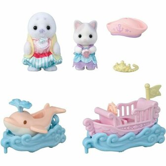 Playset Sylvanian Families Amusement Park Ride - Ride the Waves Multicolour 1