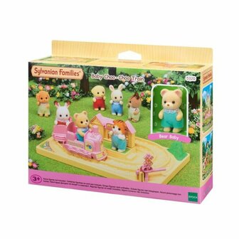 Playset Sylvanian Families The Chu-Chu Train and Baby Bear 1