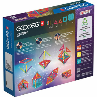 Playset Geomag Glitter (35 Onderdelen) 2