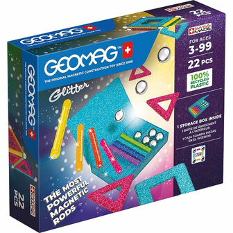Playset Geomag Glitter (22 Onderdelen) 1