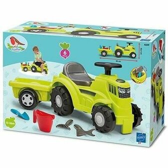 Driewieler Ecoiffier Aanhanger Tractor 3