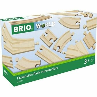 Treinrails Brio Intermediate Evolution Set Hout 16 Onderdelen 1