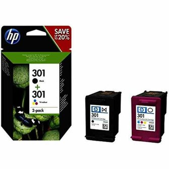Compatibele inktcartridge HP Zwart Tricolor Geel 1