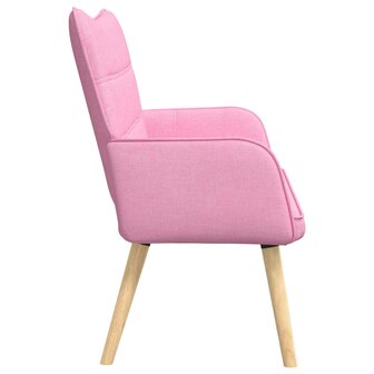 Twee Persoons Sofa Roze 115 x 61 x 87 cm Stof 5