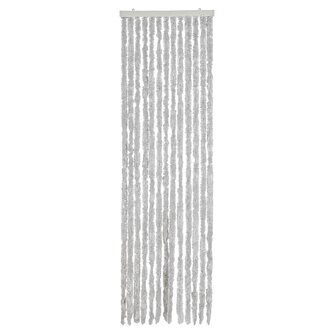 Vliegengordijn 56x185 cm chenille grijs 3