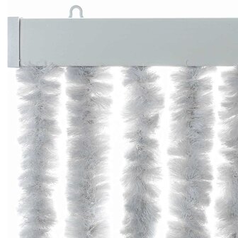 Vliegengordijn 56x185 cm chenille grijs 4