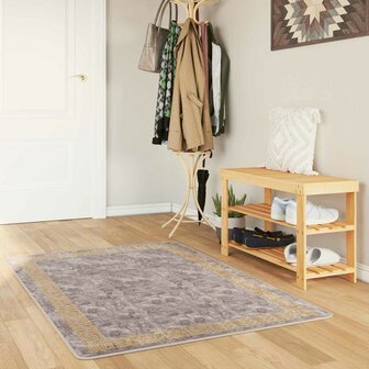 Vloerkleedloper MARSA Grijs 80 x 100 cm Polyester en PVC 1