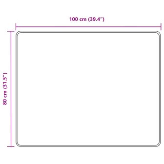 Vloerkleedloper MARSA Grijs 80 x 100 cm Polyester en PVC 7