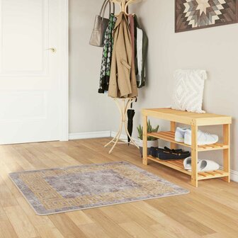 Vloerkleedloper MARSA Grijs 100 x 100 cm Polyester en PVC 1