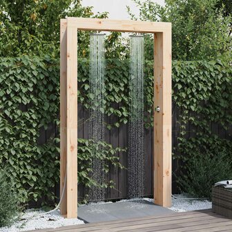 Buitendouche Naturel 137 x 23 x 226 cm Massief grenenhout 1