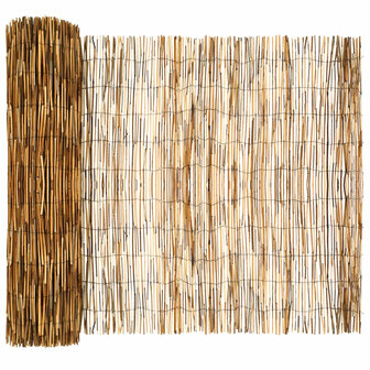 Tuinhek Gecarboniseerd riet 500 x 100 cm 2