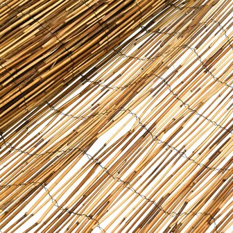 Tuinhek Gecarboniseerd riet 500 x 100 cm 4