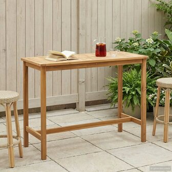 Bartafel Naturel 150 x 75 x 105 cm Massief Teakhout 1