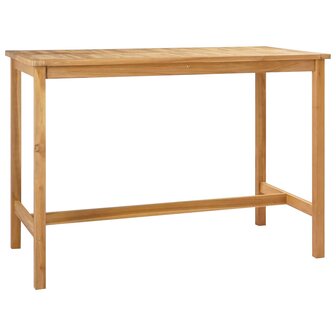 Bartafel Naturel 150 x 75 x 105 cm Massief Teakhout 2