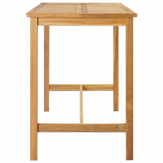 Bartafel Naturel 150 x 75 x 105 cm Massief Teakhout 4