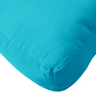 Palletkussen 60x60x8 cm oxford stof turquoise 5