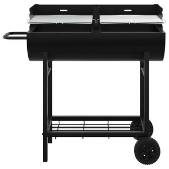 Houtskoolbarbecue Verstelbaar Zwart 96,5 x 42,5 x 88,5 cm 4