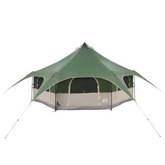Gezinstent Groen 10-persoons 185T Polyester met PU Coating 6