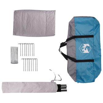 Gezinstent Blauw 5-persoons 185T Polyester met PU Coating 8