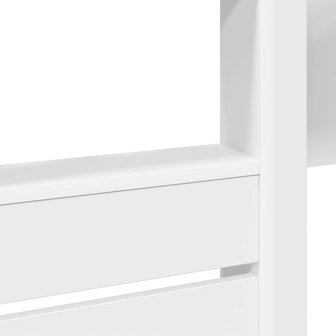Stapelbed voor Kinderen met opslag Wit 75 x 190 cm Bewerkt hout 9