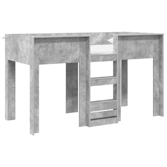 Stapelbed voor Kinderen Beton Grijs 75 x 190 cm Bewerkt hout 2