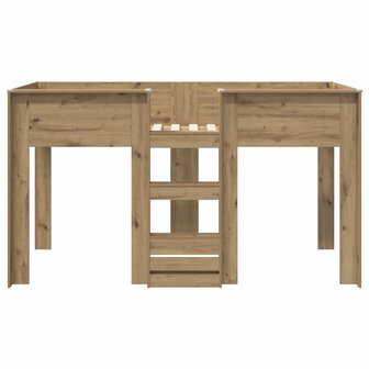 Stapelbed voor Kinderen Artisan Eiken 75 x 190 cm Bewerkt hout 5