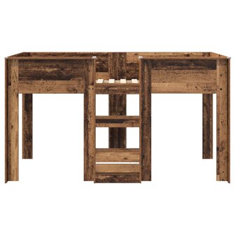 Stapelbed voor Kinderen Oudhout 90 x 190 cm Bewerkt hout 5