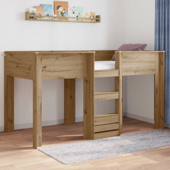 Stapelbed voor Kinderen Artisan Eiken 90 x 190 cm Bewerkt hout 1