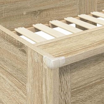 Stapelbed voor Kinderen Sonoma Eiken 80 x 200 cm Bewerkt hout 8