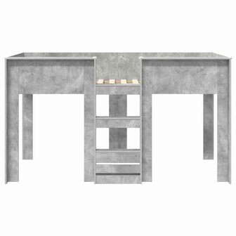 Stapelbed voor Kinderen Beton Grijs 80 x 200 cm Bewerkt hout 5