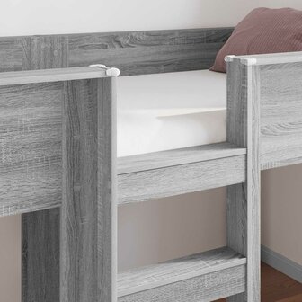 Stapelbed voor Kinderen Grijs Sonoma 80 x 200 cm Bewerkt hout 3
