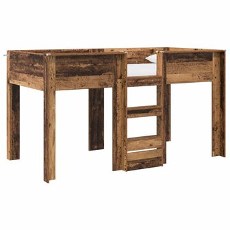 Stapelbed voor Kinderen Oudhout 80 x 200 cm Bewerkt hout 2