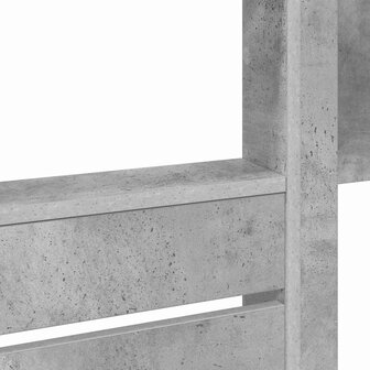 Stapelbed voor Kinderen Beton Grijs 90 x 200 cm Bewerkt hout 9