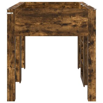 Stapelbed voor Kinderen Gerookt eiken 90 x 200 cm Bewerkt hout 6