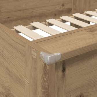 Stapelbed voor Kinderen Artisan Eiken 90 x 200 cm Bewerkt hout 8