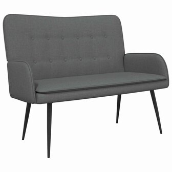 2-Zits Sofa Donkergrijs 115 x 61 x 87 cm Stof 2