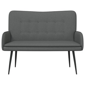 2-Zits Sofa Donkergrijs 115 x 61 x 87 cm Stof 4