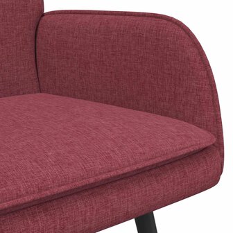 2-Zits Sofa Wijnrood 115 x 61 x 87 cm Stof 7