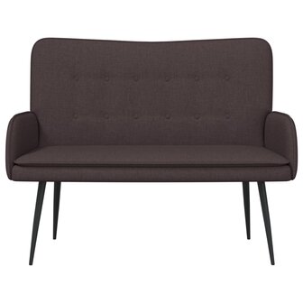 2-Zits Sofa Donkerbruin 115 x 61 x 87 cm Stof 4