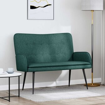 2-Zits Sofa Donkergroen 115 x 61 x 87 cm Stof 1