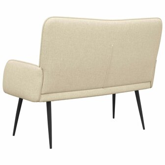 2-Zits Sofa Cr&egrave;me 115 x 61 x 87 cm Stof 6