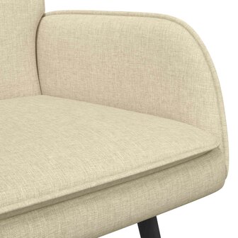 2-Zits Sofa Cr&egrave;me 115 x 61 x 87 cm Stof 7