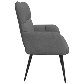 Twee Persoons Sofa Donkergrijs 115 x 61 x 87 cm Stof 5