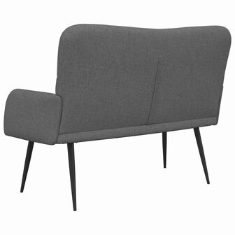 Twee Persoons Sofa Donkergrijs 115 x 61 x 87 cm Stof 6
