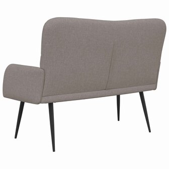 Twee Persoons Sofa Taupe 115 x 61 x 87 cm Stof 6