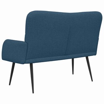 Twee Persoons Sofa Blauw 115 x 61 x 87 cm Stof 6