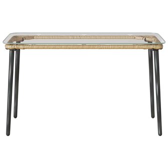 Tuintafel Naturel 80 x 40 x 45 cm poly rattan 4