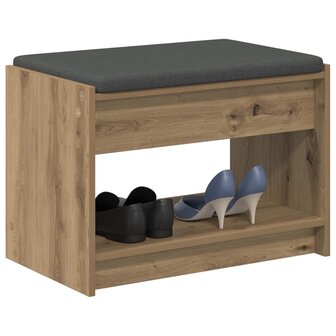 Halbank met kussen met plank Artisan Eik 63 x 38 x 45 cm 3